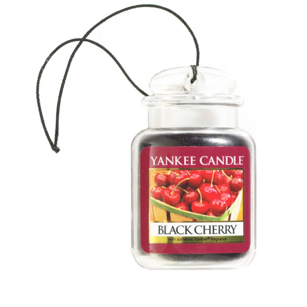 Yankee Candle Black Cherry Car Jar Ultimate Air Freshener Extra Image 1